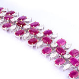 Ruby Radiance Gold Bracelet