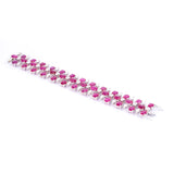 Ruby Radiance Gold Bracelet