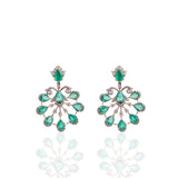 Ira Emerald & Diamond Danglers