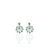 Ira Emerald & Diamond Danglers