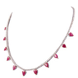 Tahira Ruby & Diamond Necklace