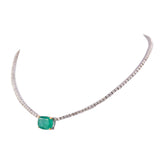 Hoor Emerald & Diamond Necklace